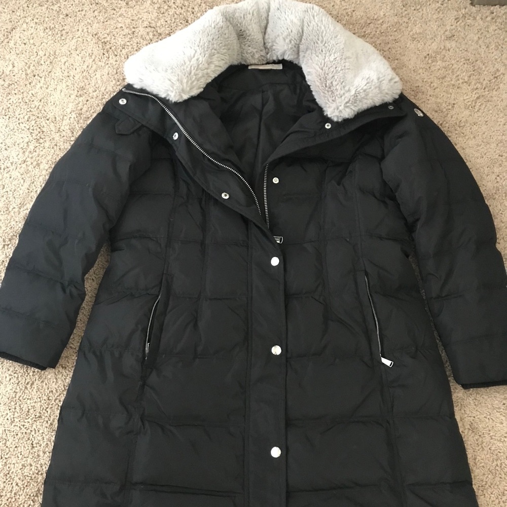 Michael Kors long black winter coat